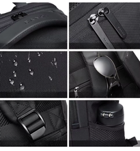 Cargar imagen en el visor de la galería, Mochila para ordenador portátil, viajes o deporte unisex con Puerto USB.

